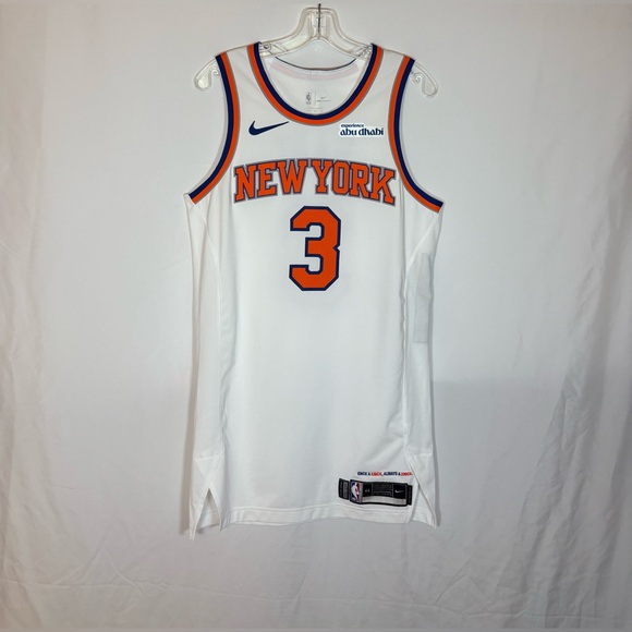 Nike NY Knicks #3 Hart Association Team Issued Authentic Basketball Jersey 44 M